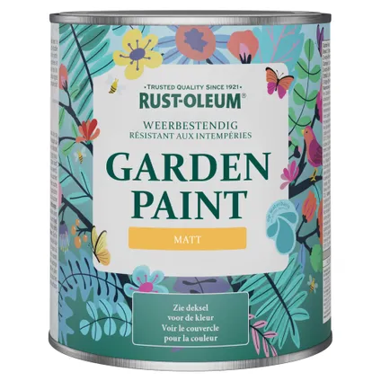 Rust-Oleum Peinture Jardin, Finition Mate - Encre bleu 750ml 9