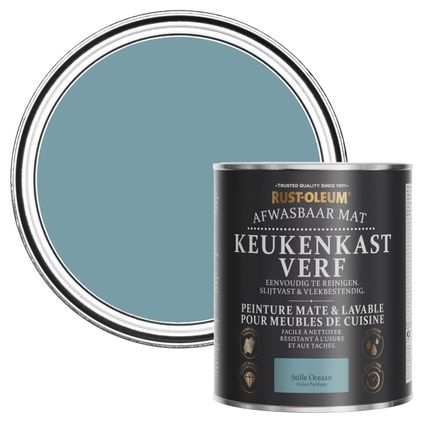 Rust-Oleum Peinture pour Meubles de Cuisine, Mat - Océan 750ml