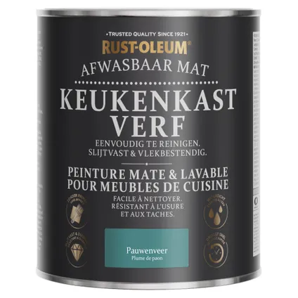 Rust-Oleum Peinture pour Meubles de Cuisine, Mat - Plume de Paon 750ml 6
