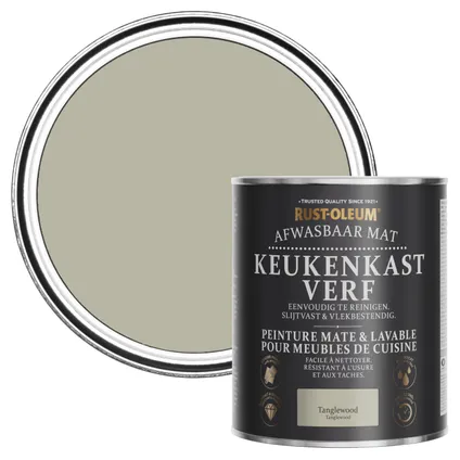 Rust-Oleum Peinture pour Meubles de Cuisine, Mat - Grège 750ml