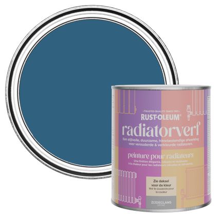 Rust-Oleum Radiatorverf Zijdeglans - Kobalt 750ml