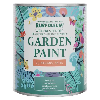 Rust-Oleum Peinture Jardin, Finition Satinée - Vert kaki 750ml 8