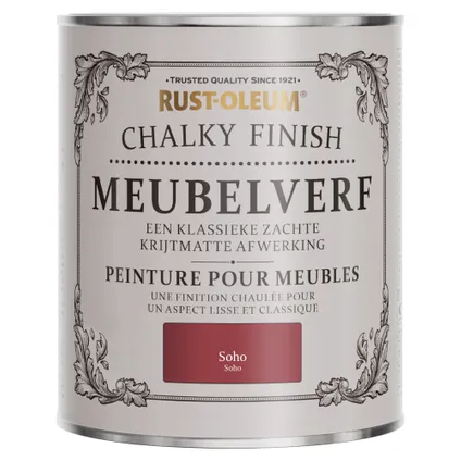 Rust-Oleum Peinture pour Meubles Chalky - Soho 750ml 6
