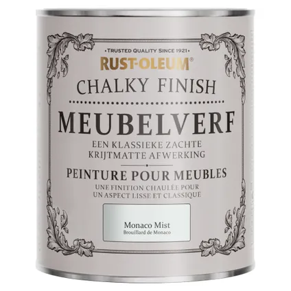 Rust-Oleum Meubelverf Chalky - Monaco Mist 750ml 5