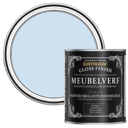 Rust-Oleum Meubelverf Hoogglans - Poederblauw 750ml