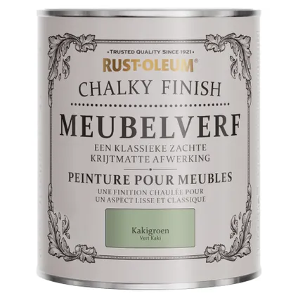 Rust-Oleum Meubelverf Chalky - Kakigroen 750ml 6