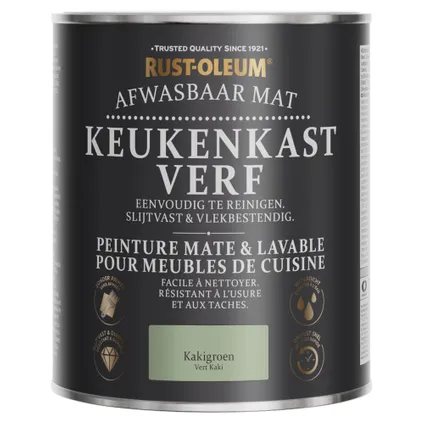 Rust-Oleum Peinture pour Meubles de Cuisine, Mat - Vert kaki 750ml 6