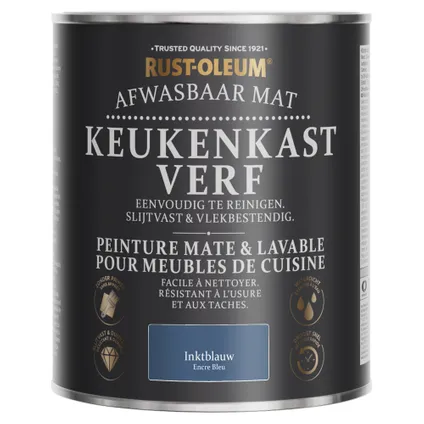 Rust-Oleum Peinture pour Meubles de Cuisine, Mat - Encre Bleu 750ml 7