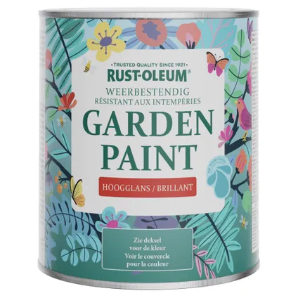 Rust-Oleum Peinture Jardin, Finition Brillante - Vert kaki 750ml 8