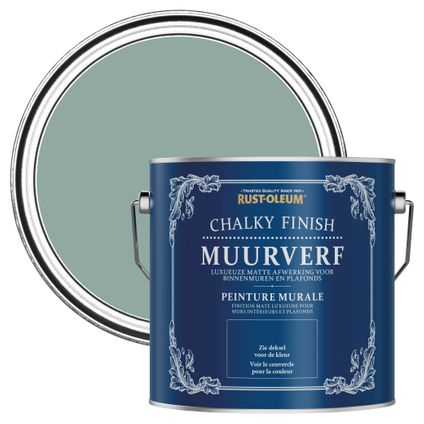 Rust-Oleum Chalky Finish Muurverf - Gresham Blauw 2,5L