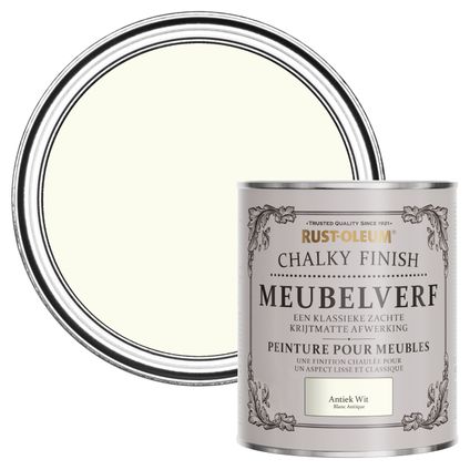 Rust-Oleum Peinture pour Meubles Chalky - Blanc Antique 750ml