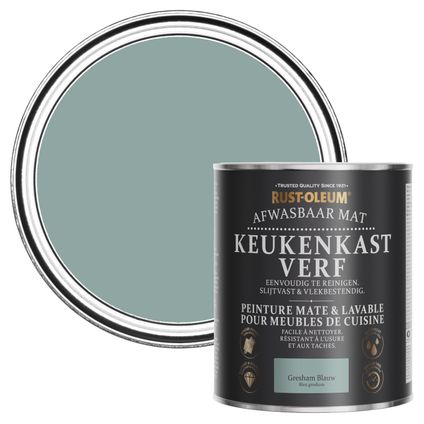 Rust-Oleum Keukenkastverf Mat - Gresham Blauw 750ml
