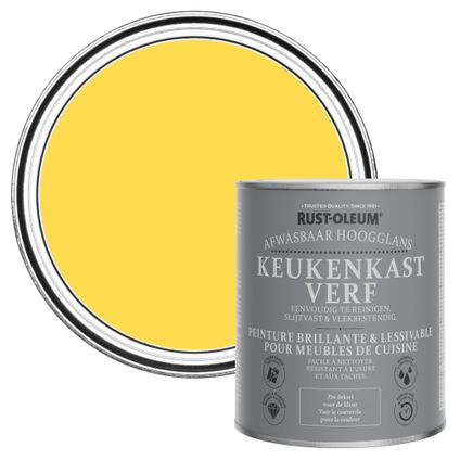 Rust-Oleum Peinture pour Meubles de Cuisine, Brillant - Sorbet Citron 750ml