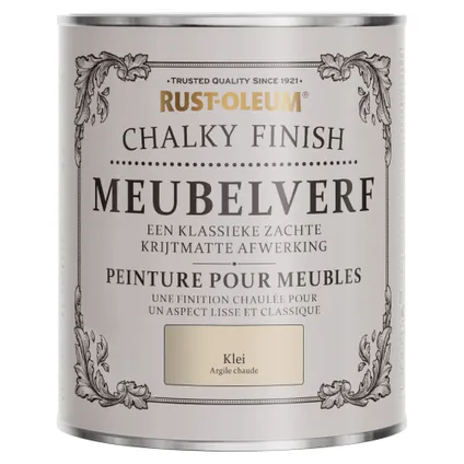 Rust-Oleum Meubelverf Chalky - Klei 750ml 6
