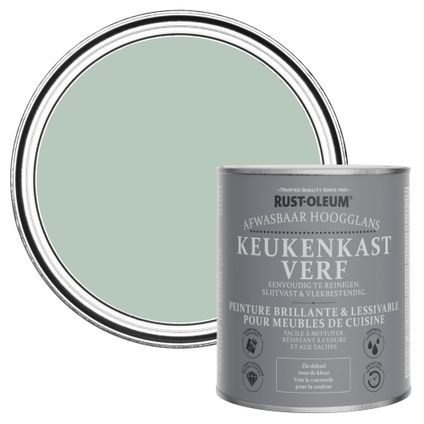 Rust-Oleum Peinture pour Meubles de Cuisine, Brillant - Vert d'eau 750ml