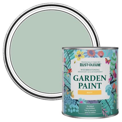 Rust-Oleum Peinture Jardin, Finition Mate - Vert d'eau 750ml