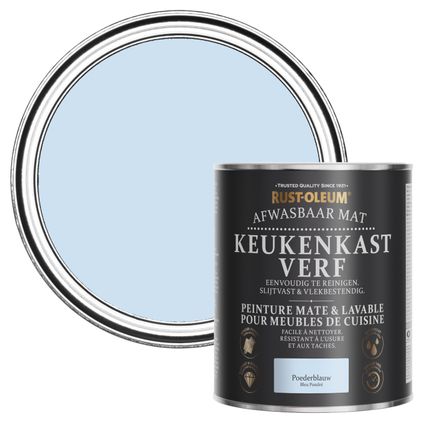 Rust-Oleum Peinture pour Meubles de Cuisine, Mat - Bleu Poudré 750ml