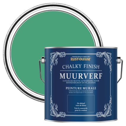 Rust-Oleum Chalky Finish Muurverf - Emerald 2,5L