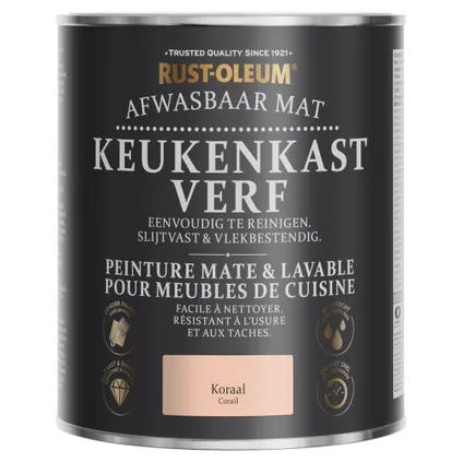 Rust-Oleum Peinture pour Meubles de Cuisine, Mat - Corail 750ml 6