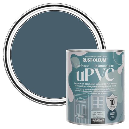 Rust-Oleum Peinture pour PVC, Finition Brillante - Bleu Dessin 750ml