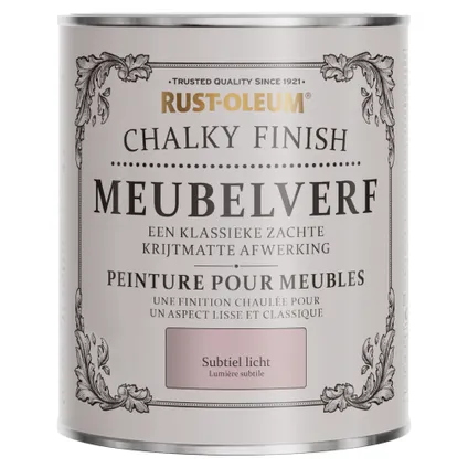 Rust-Oleum Meubelverf Chalky - Subtiel Licht 750ml 6
