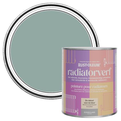 Rust-Oleum Peinture pour Radiateur, Finition Satinée - Bleu Gris 750ml