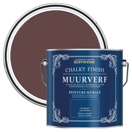 Rust-Oleum Chalky Finish Muurverf - Mulberry Straat 2,5L