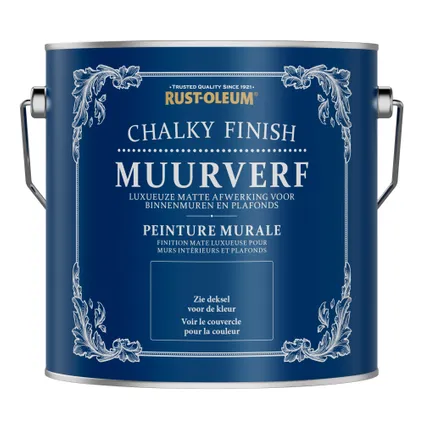 Rust-Oleum Chalky Finish Muurverf - Mulberry Straat 2,5L 7