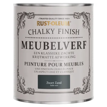 Rust-Oleum Peinture pour Meubles Chalky - Sable Noir 750ml 6