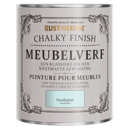 Rust-Oleum Meubelverf Chalky - Eucalyptus 750ml 6
