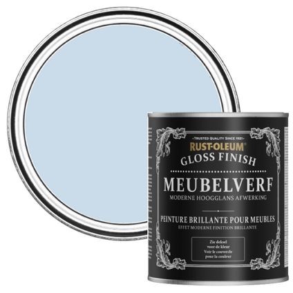 Rust-Oleum Meubelverf Hoogglans - Blauwe lucht 750ml