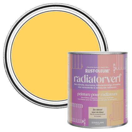 Rust-Oleum Peinture pour Radiateur, Finition Satinée - Gelée de Citron 750ml