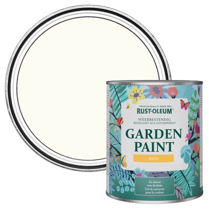 Rust-Oleum Peinture Jardin, Finition Mate - Porcelaine 750ml