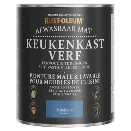 Rust-Oleum Peinture pour Meubles de Cuisine, Mat - Soie Bleue 750ml 6