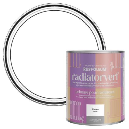 Rust-Oleum Peinture pour Radiateur, Finition Satinée - Coton 750ml