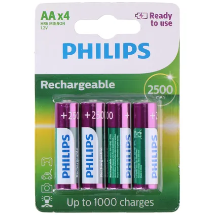 Acheter Piles rechargeables Philips rechargeables NimH