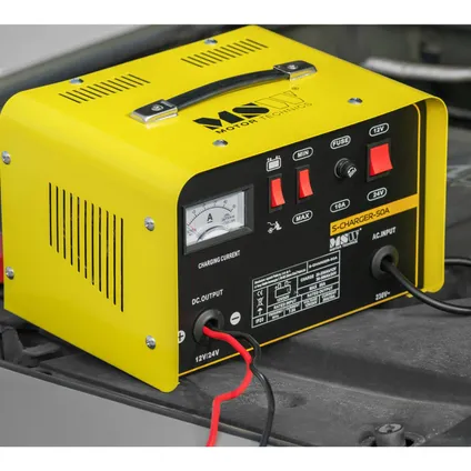 MSW Autobatterij-lader - Starthulp - 12/24 V - 20/30 A S-CHARGER-50A 5