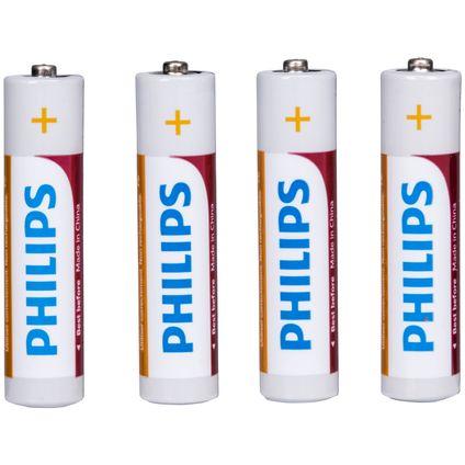 Philips 4 AAA-Batterijen