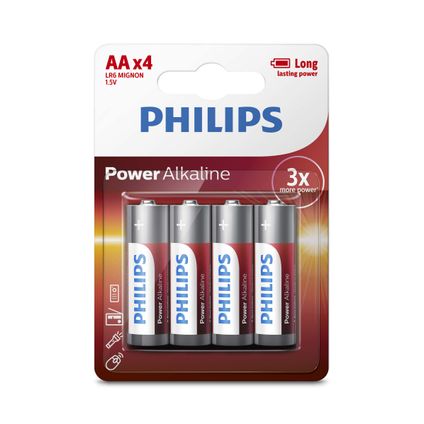 Philips Piles AA 4 Pièces
