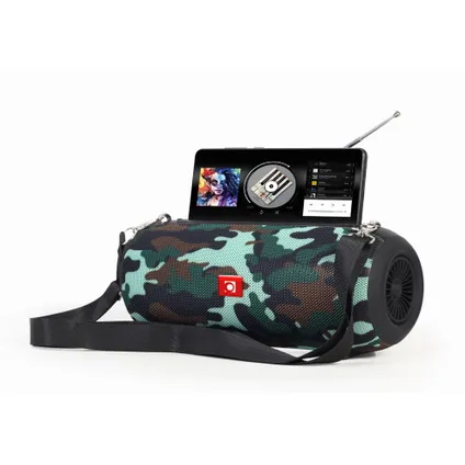 GMB-Audio Draagbare Enceinte Bluetooth Camouflage + Radio FM 3