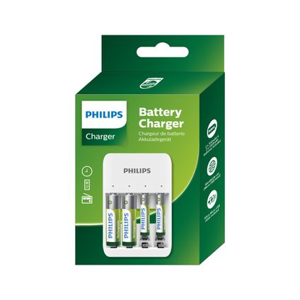 Philips Batterij Oplader 4 USB Outlets