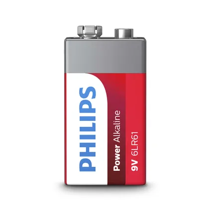 Philips 9V Alkaline batterij 6LR61 2