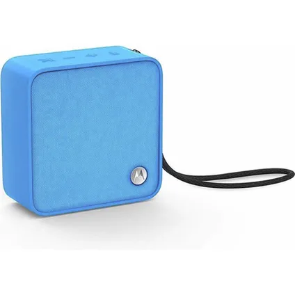 Motorola Haut-parleur Sonic Boost 210 - compact - 6W - Bluetooth - bleu - microphone intégré