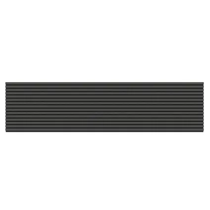 Akupanel Akoestische Wandpaneel Eiken Zwart 3-zijdig Gefineerd Lattenwand 270 x 60 cm 5