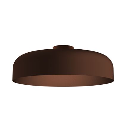 TUZZI Plafondlamp, 1xE27, metaal, bruin corten, D.40cm