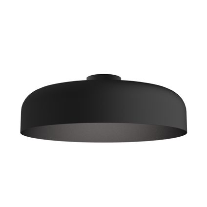 TUZZI Plafondlamp, 1xE27, metaal, zwart mat, D.50cm