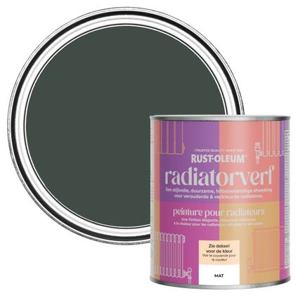 Rust-Oleum Peinture pour Radiateur, Finition Mate - After Dark 750ml