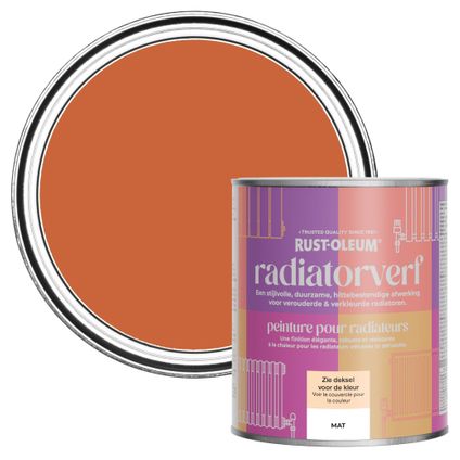 Rust-Oleum Peinture pour Radiateur, Finition Mate - Thé Chaï 750ml