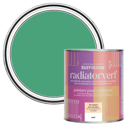 Rust-Oleum Peinture pour Radiateur, Finition Mate - émeraude 750ml