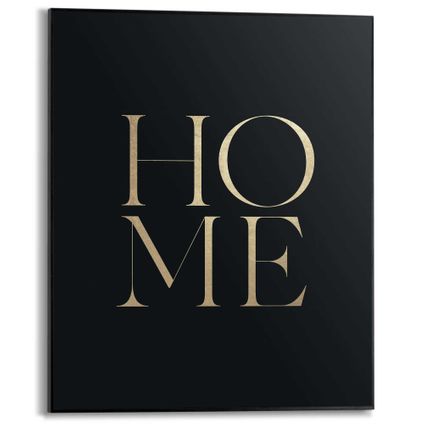 Schilderij Home Thuis - Abstract - Slim Frame 40x50 cm MDF Zwart